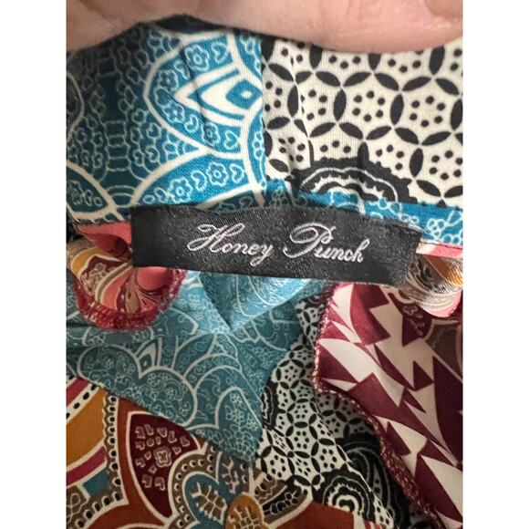 Honey Punch Mixed Print  Bohemian Kimono  Small - XL - Picture 4 of 10